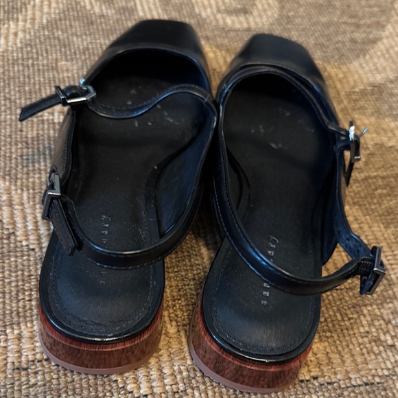 Sanctuary Black Slingback Heels - Picture 2 of 8